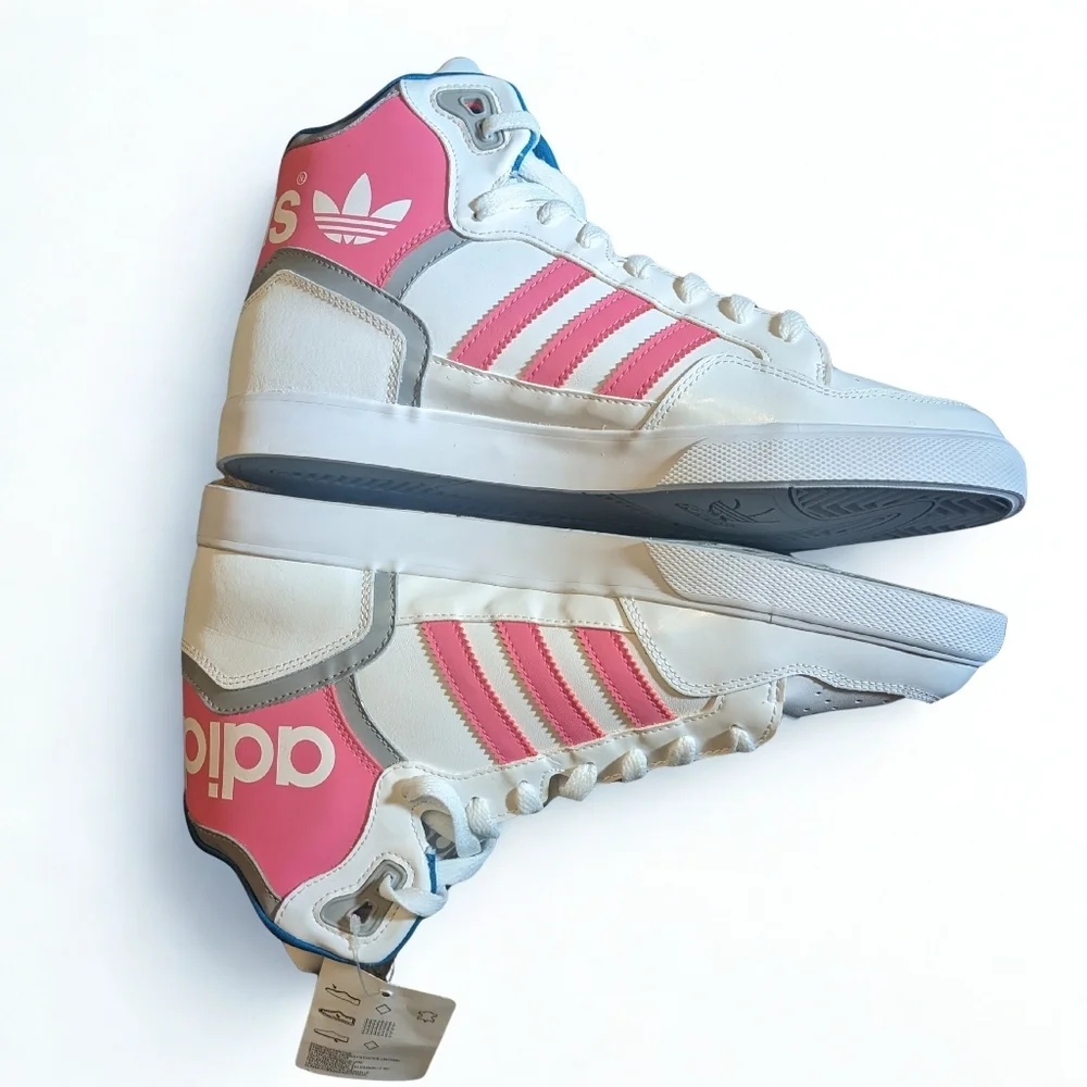 adidas Originals Extaball W High-Top Sneakers Women’s 10.5 NWT Pink White Retro